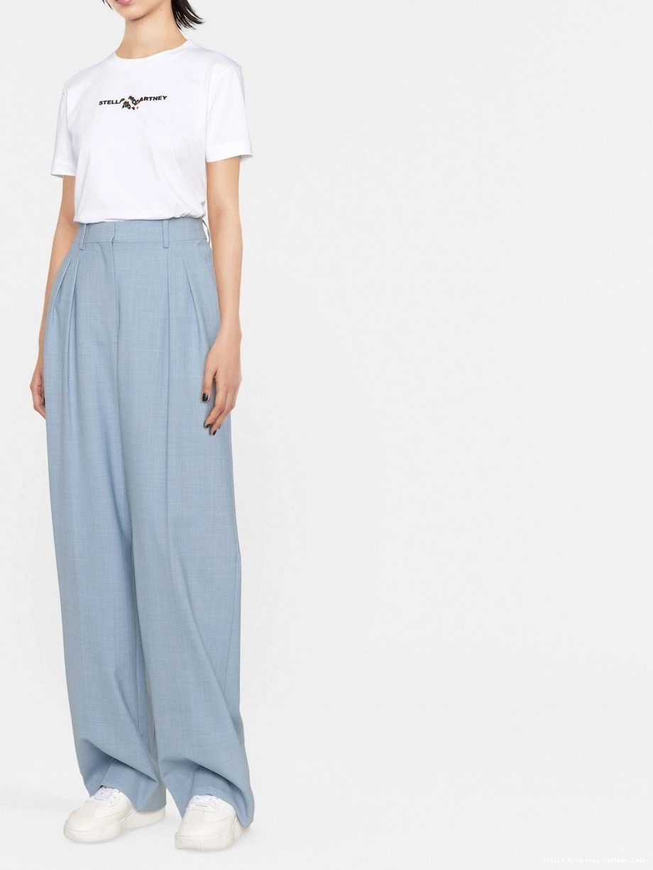 Cheap logo-print Women 2001 T-shirt Stella glitch McCartney 0703